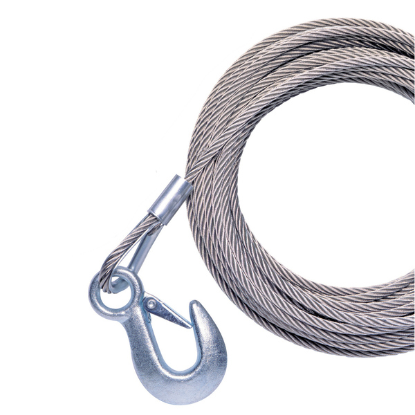 Powerwinch Cable 20' X 7/32" W/Hook Galvanized P7188500AJ